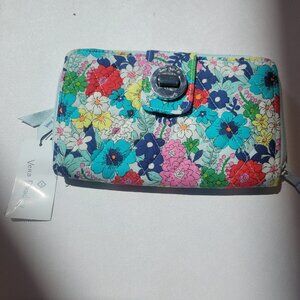 Vera Bradley RFID Rurnlock Wallet Far Out Floral